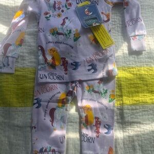Books to bed- Kids Pajama Set - Purple